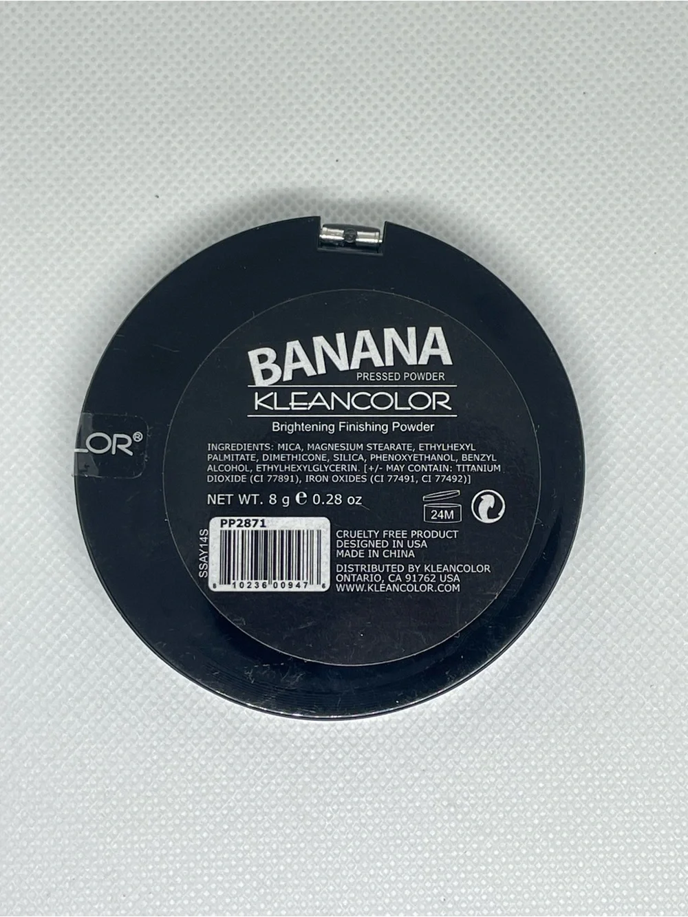 KleanColor Banana Pressed Powder Brightening Finishing Powder Setting Powder New